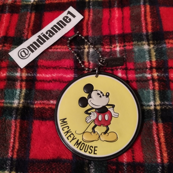 Coach Disney X Mickey Handbag Charm - Picture 1 of 4